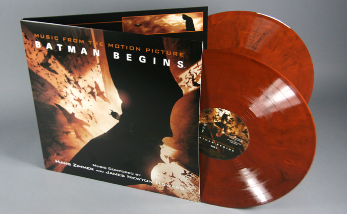 Batman Begins Music from the Motion Picture 2×12” Black & Orange Swirl  Vinyl LPs – Furnace Record Pressing