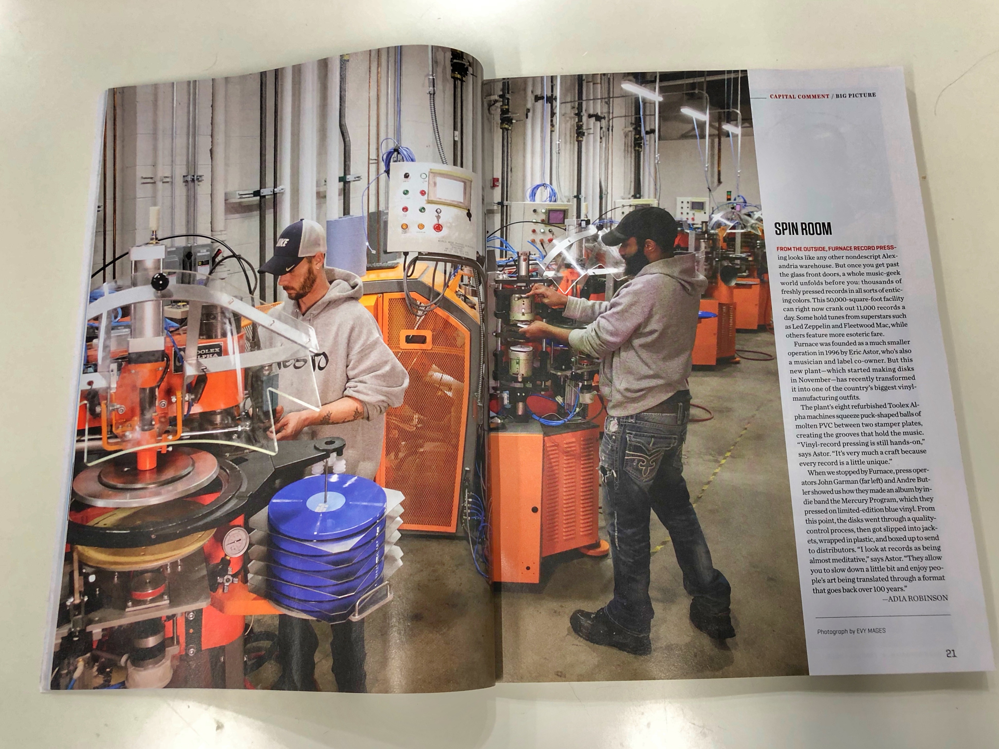 Fancy! Washingtonian Magazine came by to see how we make the donuts…