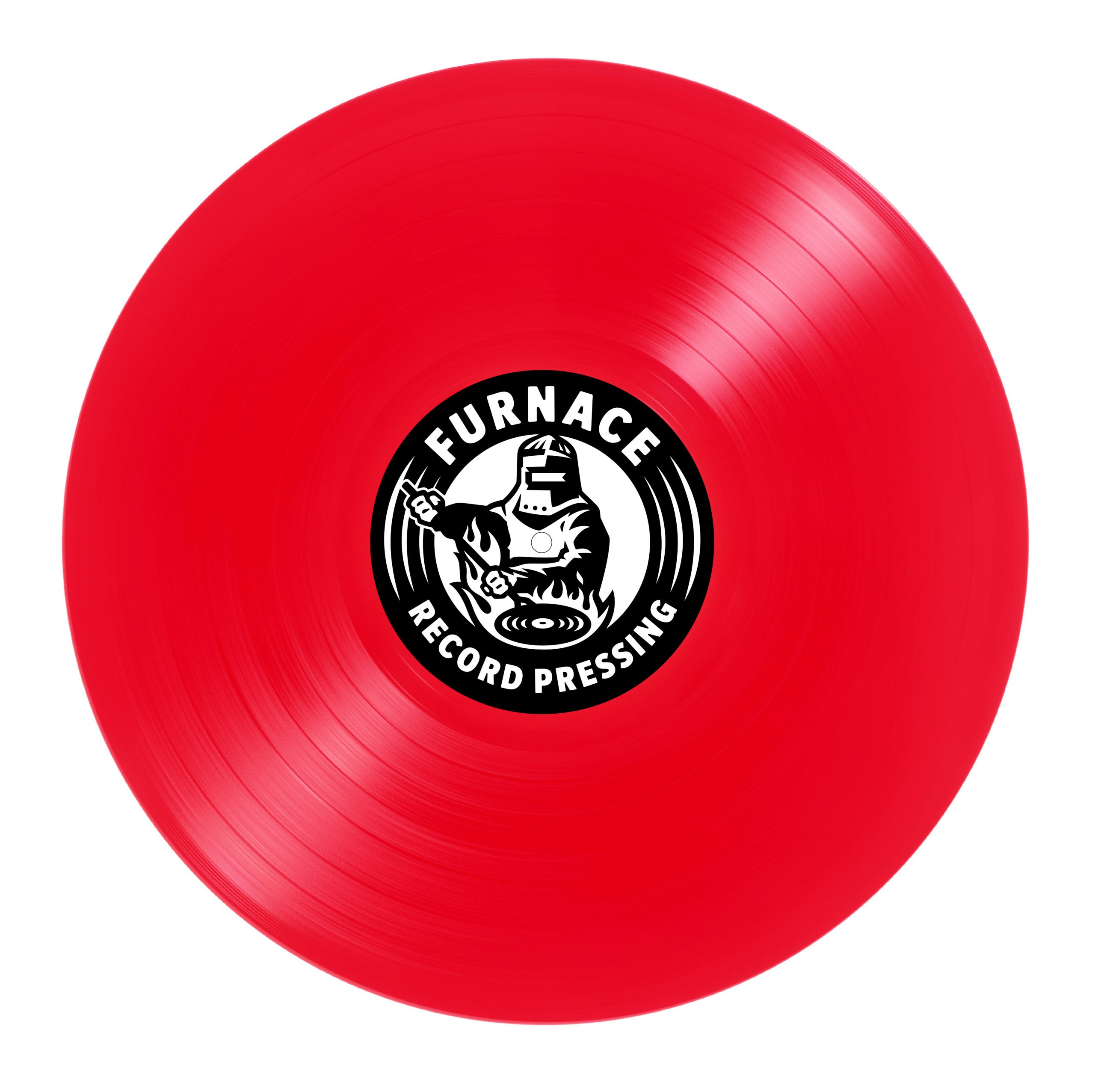 Premium Photo  A red vinyl record with the word  the word  on it.